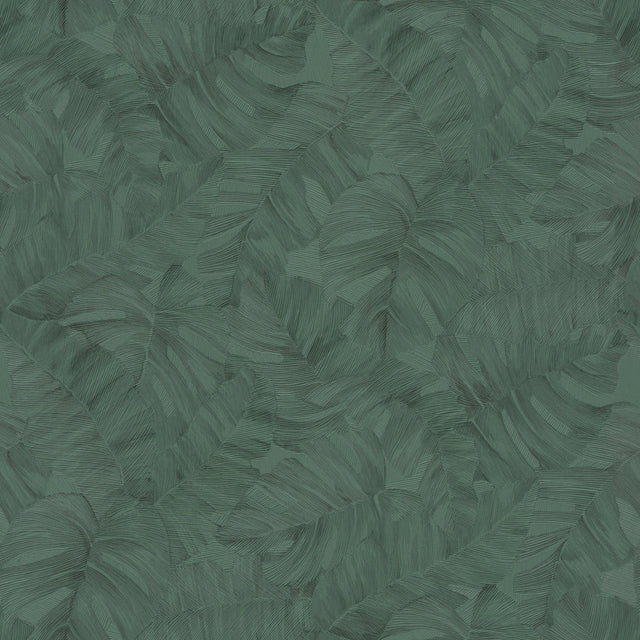 Galerie KRA67601 Karuna Branched Leaves Motive Green Wallpaper KRA67601 Green Wallpaper