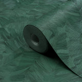 Galerie KRA67601 Karuna Branched Leaves Motive Green Wallpaper KRA67601 Green Wallpaper