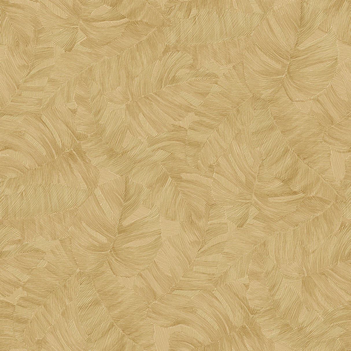 Galerie KRA67602 Karuna Branched Leaves Motive Gold Wallpaper KRA67602 Gold Wallpaper