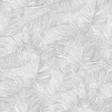 Galerie KRA67603 Karuna Branched Leaves Motive White Wallpaper KRA67603 White Wallpaper