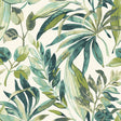 Galerie KRA71201 Karuna Branched Leaves Motive Green Wallpaper KRA71201 Green Wallpaper