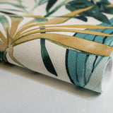 Galerie KRA71201 Karuna Branched Leaves Motive Green Wallpaper KRA71201 Green Wallpaper