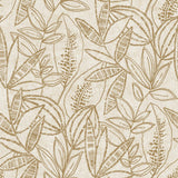 Galerie KRA71801 Karuna Branched Leaves All-over Gold Wallpaper KRA71801 Gold Wallpaper
