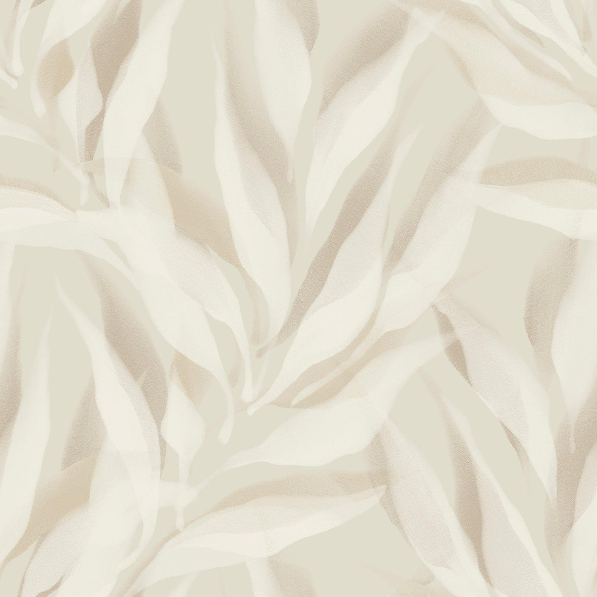 Galerie KRA76101 Karuna Branched Leaves All-over Beige Wallpaper KRA76101 Beige Wallpaper