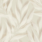 Galerie KRA76101 Karuna Branched Leaves All-over Beige Wallpaper KRA76101 Beige Wallpaper