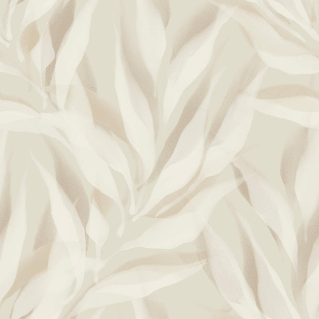 Galerie KRA76101 Karuna Branched Leaves All-over Beige Wallpaper KRA76101 Beige Wallpaper