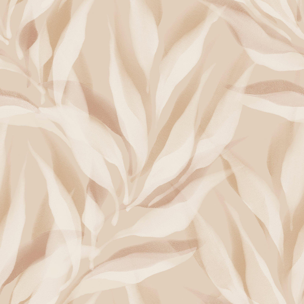 Galerie KRA76103 Karuna Branched Leaves All-over Orange Wallpaper KRA76103 Orange Wallpaper