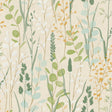 Galerie KRA76202 Karuna Branched Leaves All-over Green Wallpaper KRA76202 Green Wallpaper