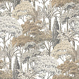 Galerie KRA76301 Karuna Branched Leaves All-over Beige Wallpaper KRA76301 Beige Wallpaper