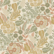 Galerie KRA76602 Karuna Classical Floral All-over Beige Wallpaper KRA76602 Beige Wallpaper