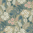 Galerie KRA76603 Karuna Classical Floral All-over Green Wallpaper KRA76603 Green Wallpaper