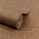 Galerie PW1112 Precious Weaves Textile Plain Orange Wallpaper PW1112 Orange Wallpaper