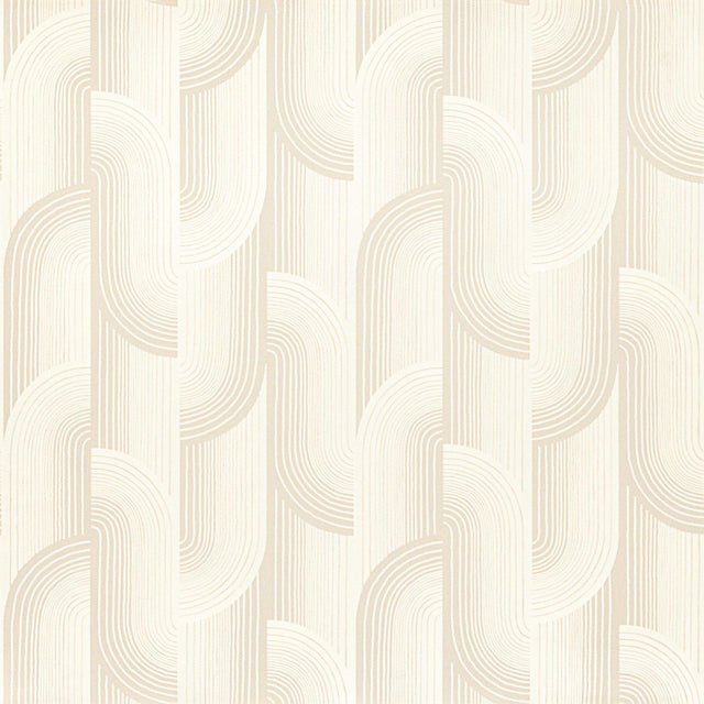 Galerie PW3101 Precious Weaves Geometric All-over Beige Wallpaper PW3101 Beige Wallpaper