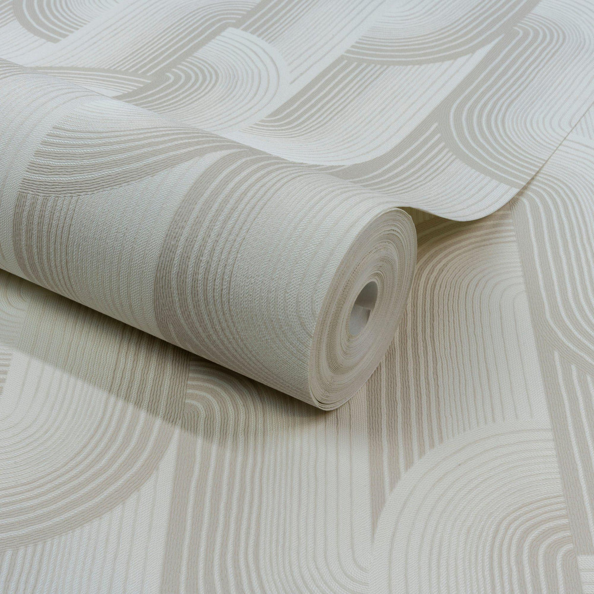 Galerie PW3101 Precious Weaves Geometric All-over Beige Wallpaper PW3101 Beige Wallpaper
