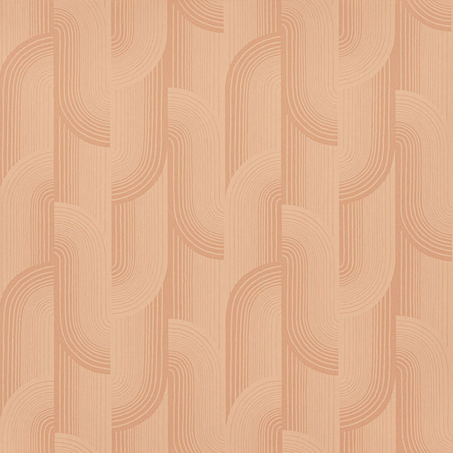 Galerie PW3112 Precious Weaves Geometric All-over Orange Wallpaper PW3112 Orange Wallpaper