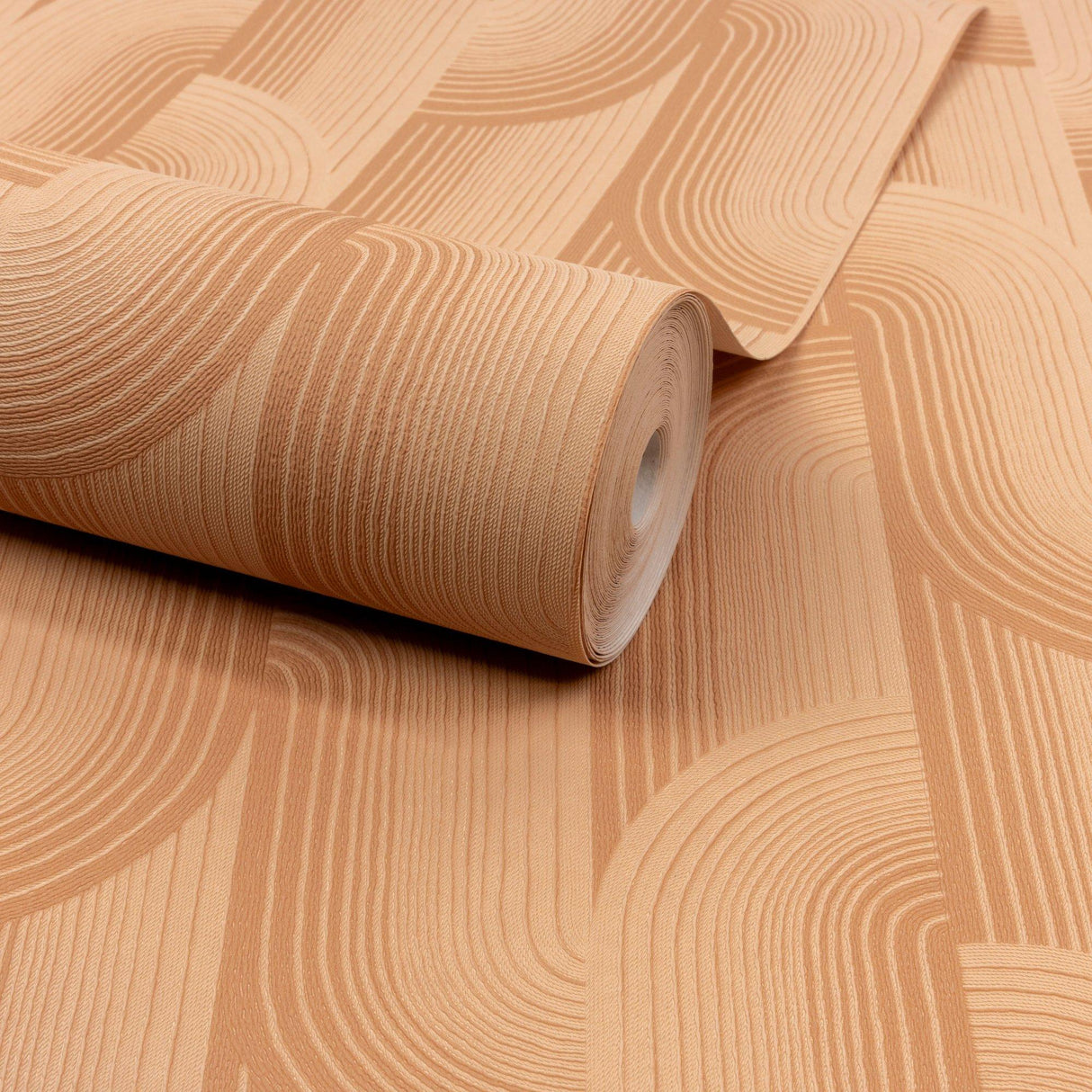 Galerie PW3112 Precious Weaves Geometric All-over Orange Wallpaper PW3112 Orange Wallpaper