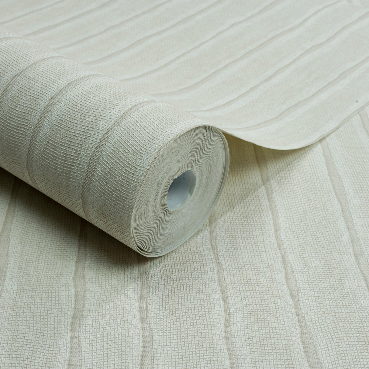 Galerie PW4002 Precious Weaves Irregular Stripes Beige Wallpaper PW4002 Beige Wallpaper