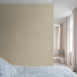 Galerie PW4004 Precious Weaves Irregular Stripes Beige Wallpaper PW4004 Beige Wallpaper
