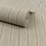 Galerie PW4004 Precious Weaves Irregular Stripes Beige Wallpaper PW4004 Beige Wallpaper
