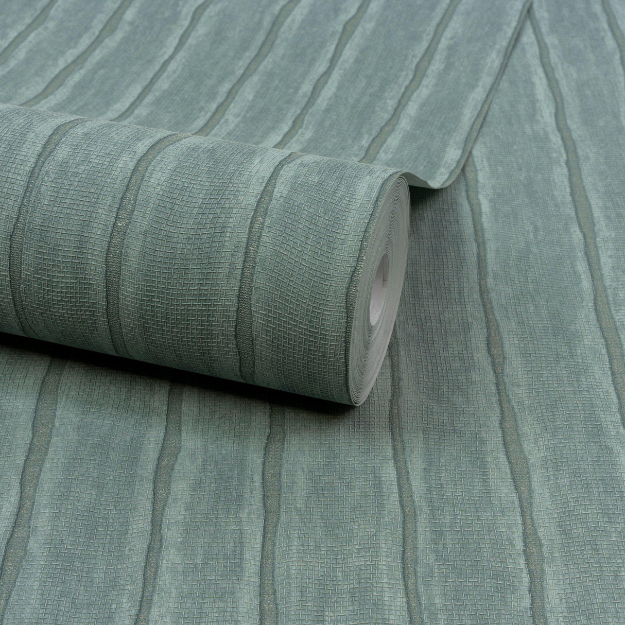 Galerie PW4006 Precious Weaves Irregular Stripes Blue Wallpaper PW4006 Blue Wallpaper
