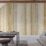 Galerie PW6002 Precious Weaves Styled Stripes Beige Mural PW6002 Beige Mural