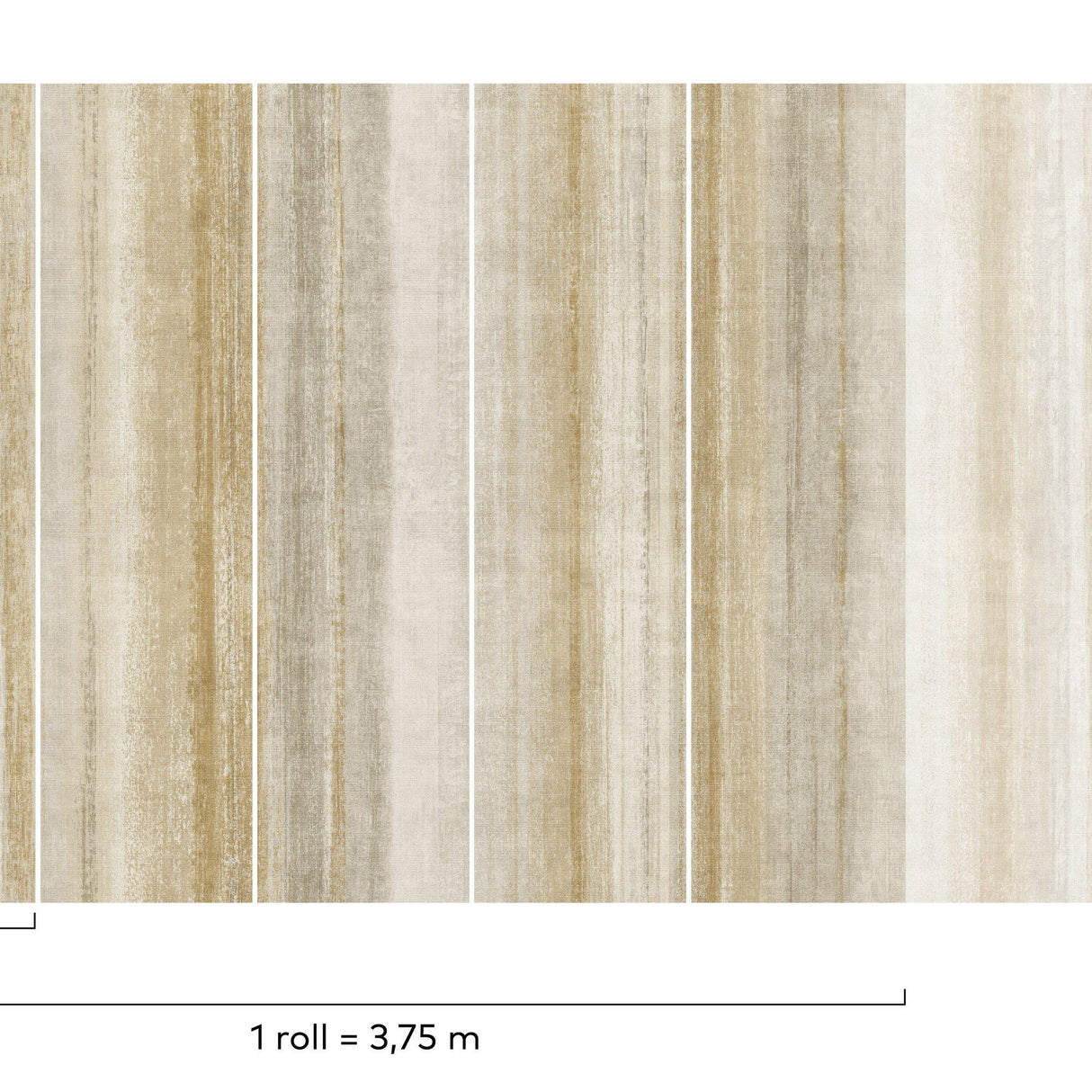 Galerie PW6002 Precious Weaves Styled Stripes Beige Mural PW6002 Beige Mural