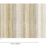 Galerie PW6002 Precious Weaves Styled Stripes Beige Mural PW6002 Beige Mural
