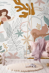 Galerie RB010-RC Day Dreamers Mermaids Multi-colored Mural RB010-RC Multi-colored Mural