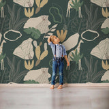 Galerie RB248 Day Dreamers Safari Green Mural RB248 Green Mural