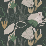 Galerie RB248 Day Dreamers Safari Green Mural RB248 Green Mural