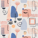 Galerie RB249 Day Dreamers Abstract Multi-colored Mural RB249 Multi-colored Mural