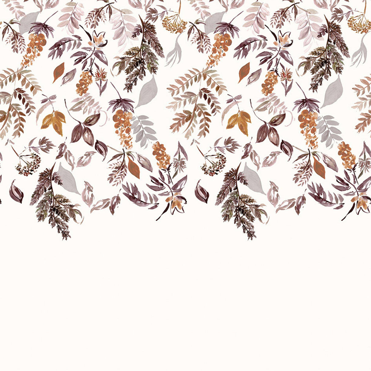Galerie RB278 Day Dreamers Floral Brown Mural RB278 Brown Mural