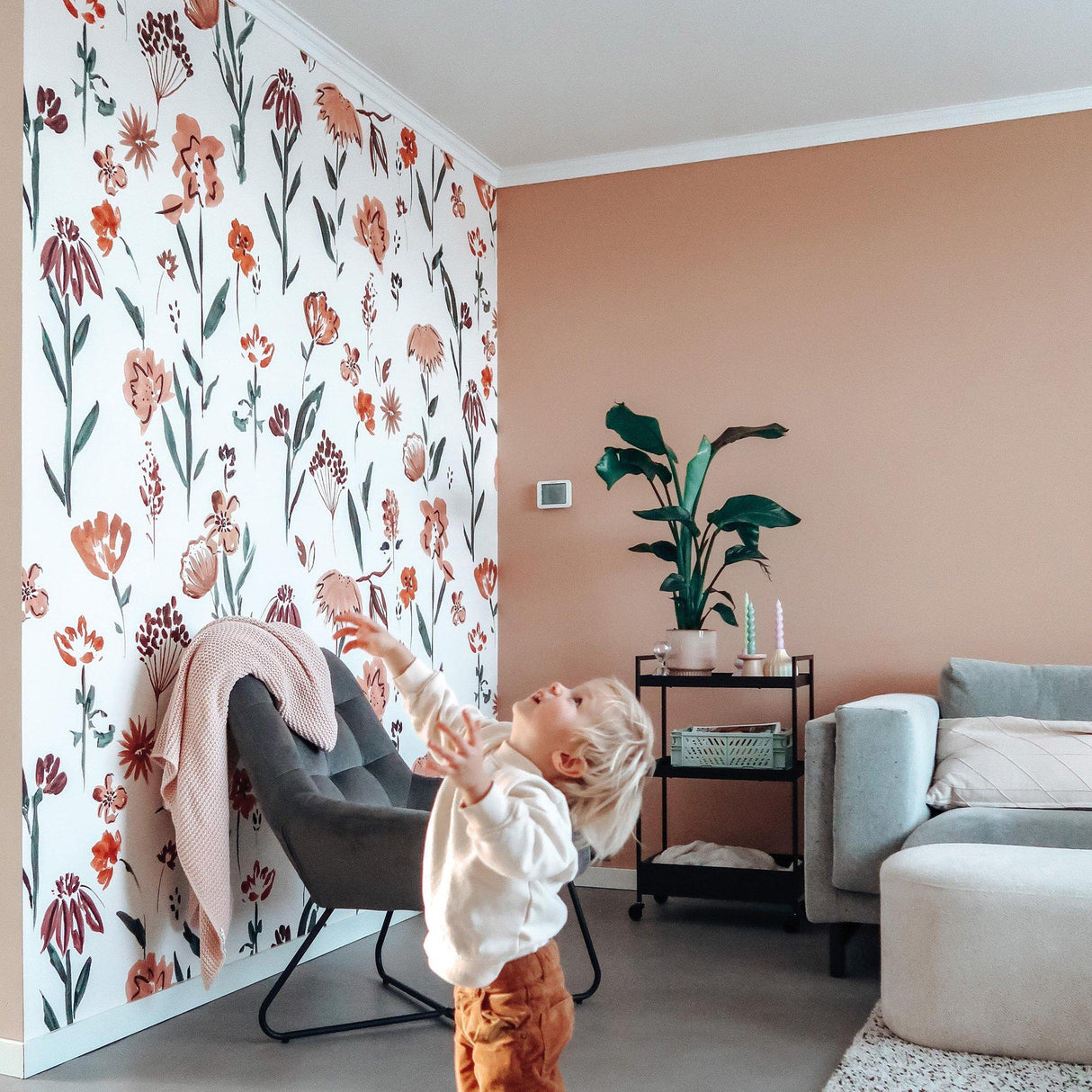 Galerie RB266 Day Dreamers Ray of Flower Pink Mural RB266 Pink Mural