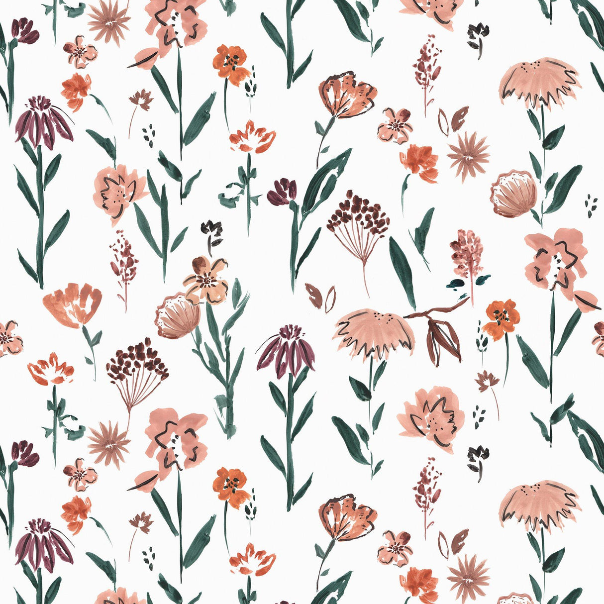 Galerie RB266 Day Dreamers Ray of Flower Pink Mural RB266 Pink Mural