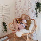 Galerie RB306 Day Dreamers Bunnies Beige Mural RB306 Beige Mural