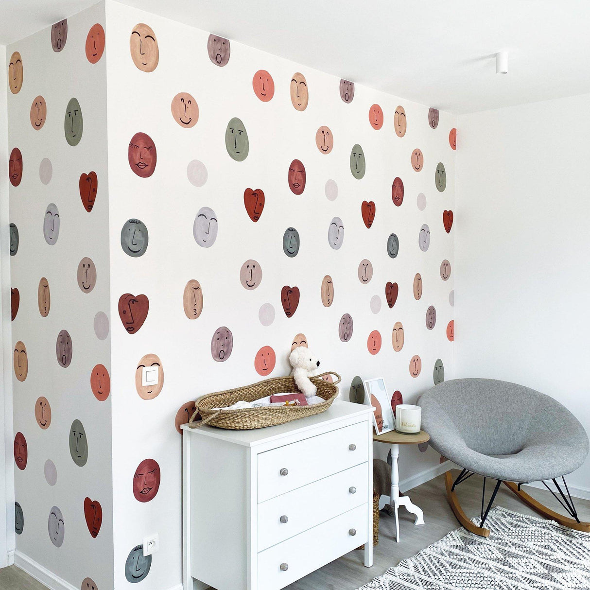 Galerie RB307 Day Dreamers Smileys Multi-colored Mural RB307 Multi-colored Mural