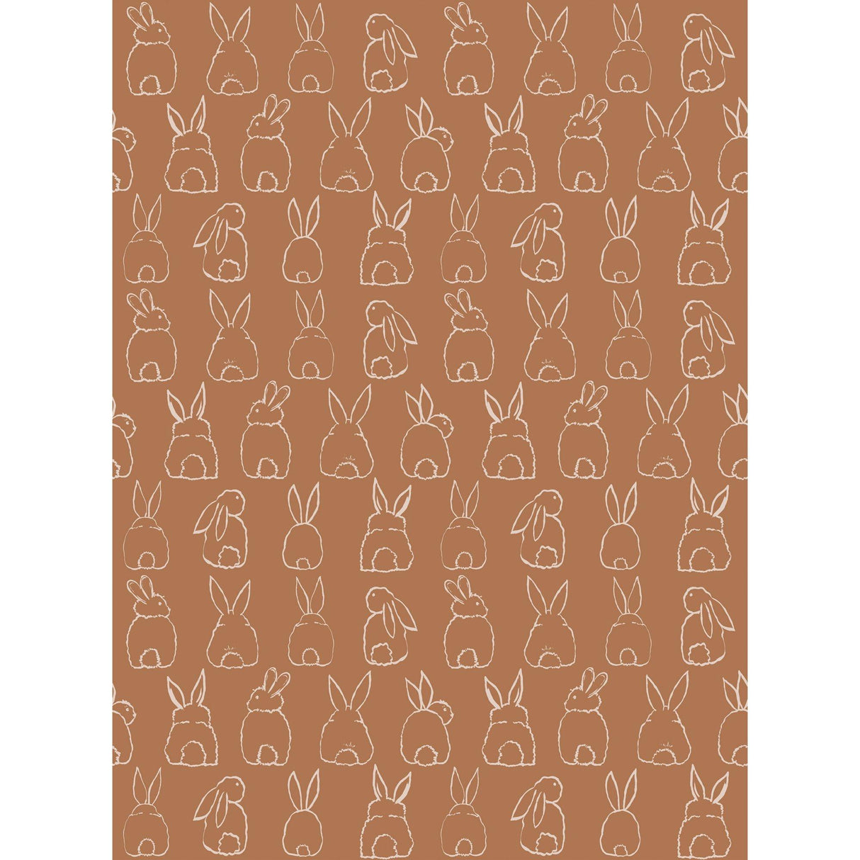 Galerie RB312 Day Dreamers Bunnies Brown Mural RB312 Brown Mural
