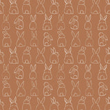 Galerie RB312 Day Dreamers Bunnies Brown Mural RB312 Brown Mural