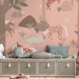 Galerie RB351 Day Dreamers Unicorn Pink Mural RB351 Pink Mural
