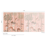 Galerie RB351 Day Dreamers Unicorn Pink Mural RB351 Pink Mural