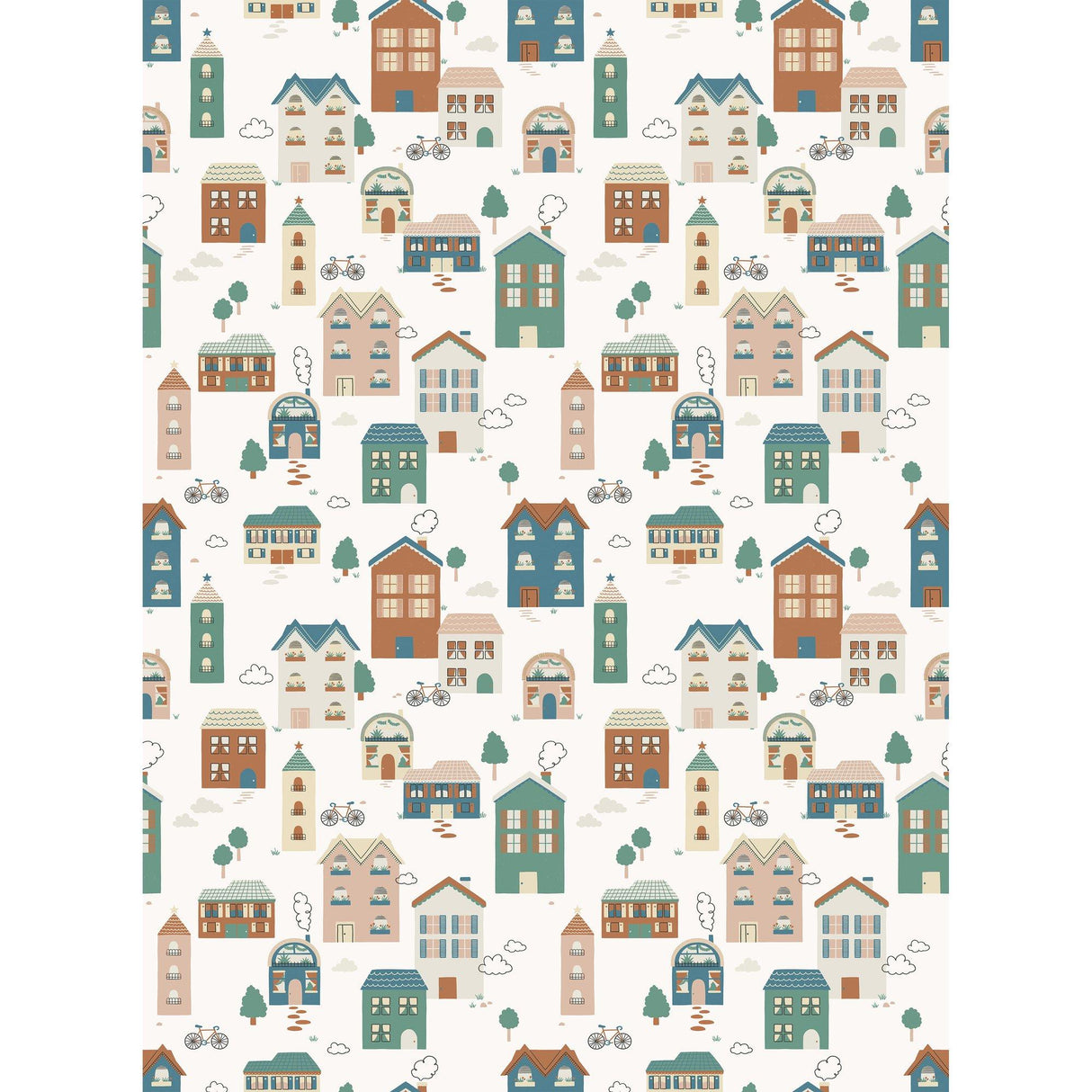 Galerie RB393 Day Dreamers Wood plain Multi-colored Mural RB393 Multi-colored Mural