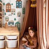 Galerie RB393 Day Dreamers Wood plain Multi-colored Mural RB393 Multi-colored Mural