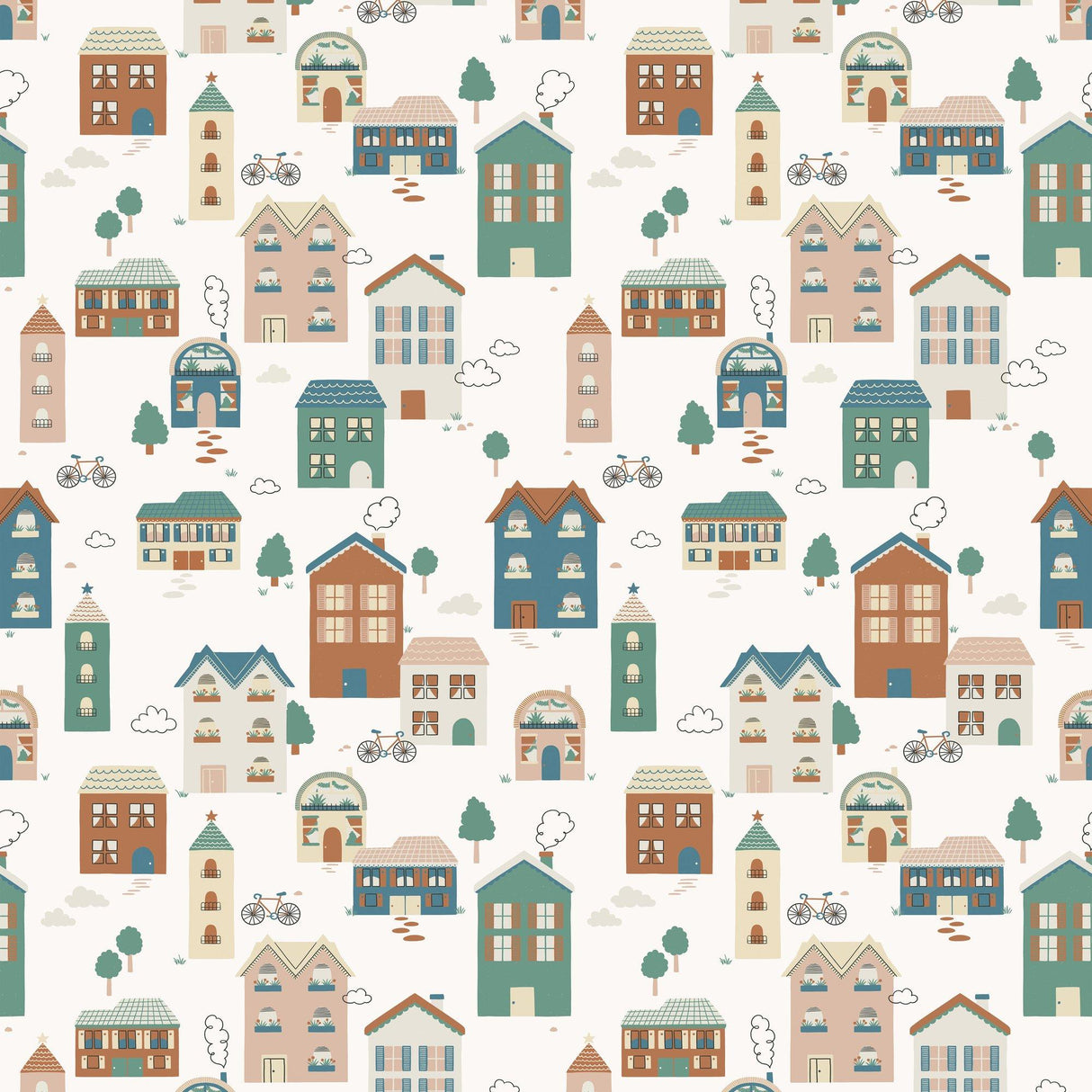 Galerie RB393 Day Dreamers Wood plain Multi-colored Mural RB393 Multi-colored Mural