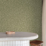 Galerie SF1005 Surfaces Wood plain Green Wallpaper SF1005 Green Wallpaper