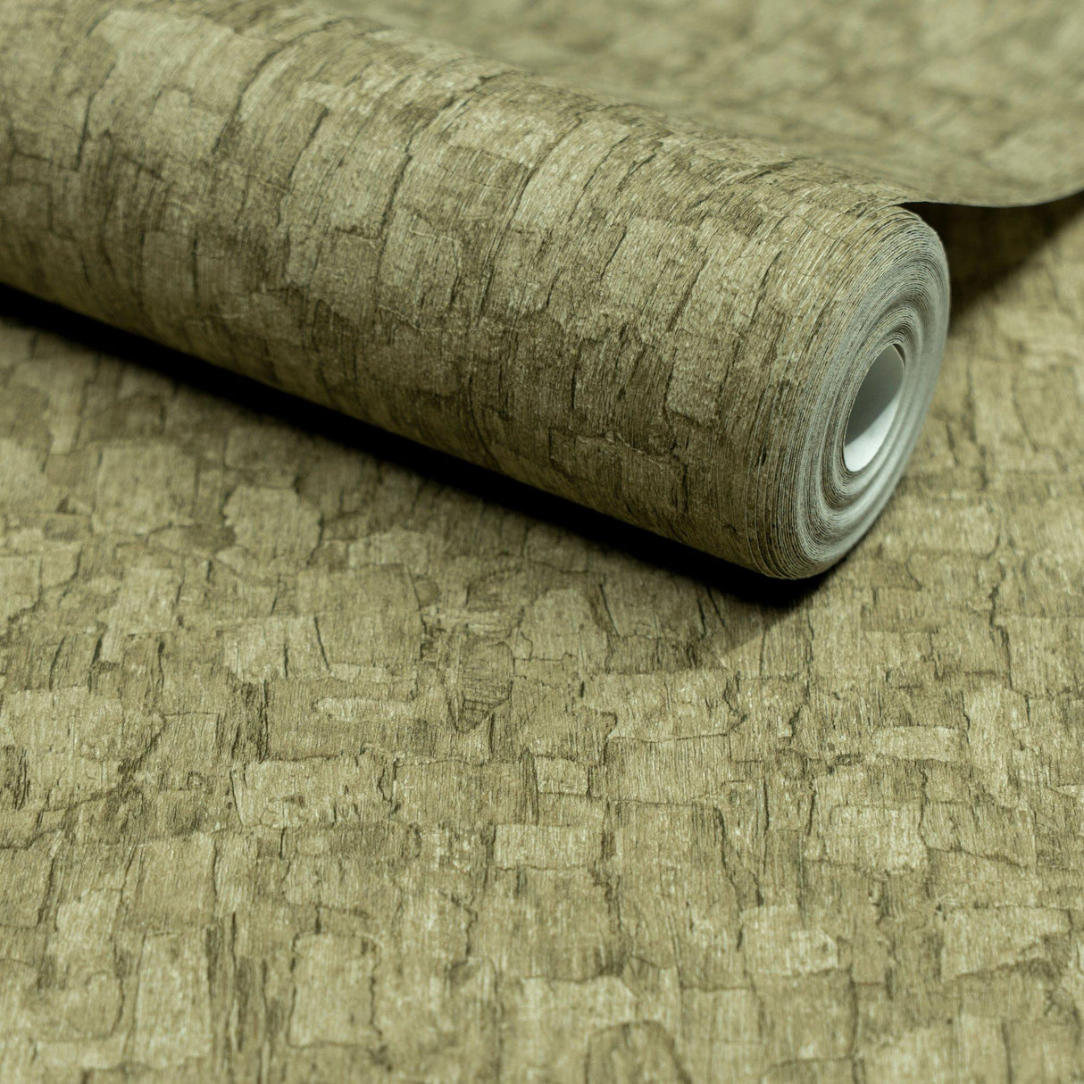 Galerie SF1005 Surfaces Wood plain Green Wallpaper SF1005 Green Wallpaper