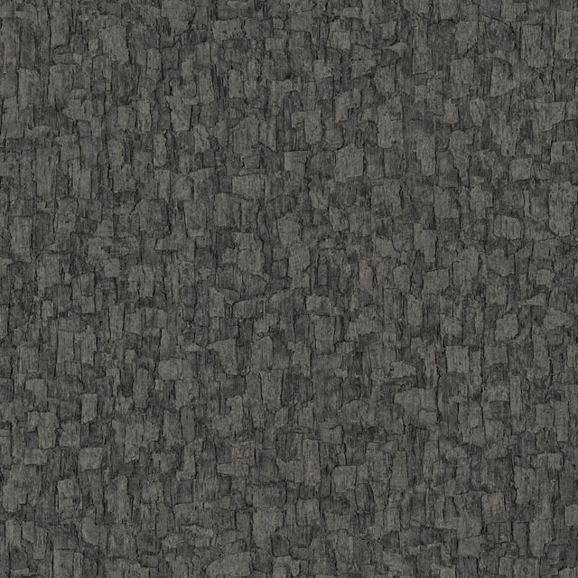 Galerie SF1007 Surfaces Wood plain Black Wallpaper SF1007 Black Wallpaper