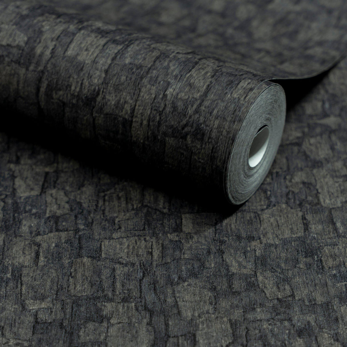 Galerie SF1007 Surfaces Wood plain Black Wallpaper SF1007 Black Wallpaper