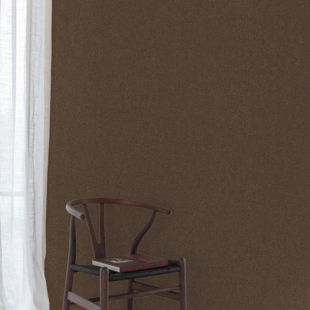 Galerie SF1210 Surfaces Faux Unis Natural Brown Wallpaper SF1210 Brown Wallpaper