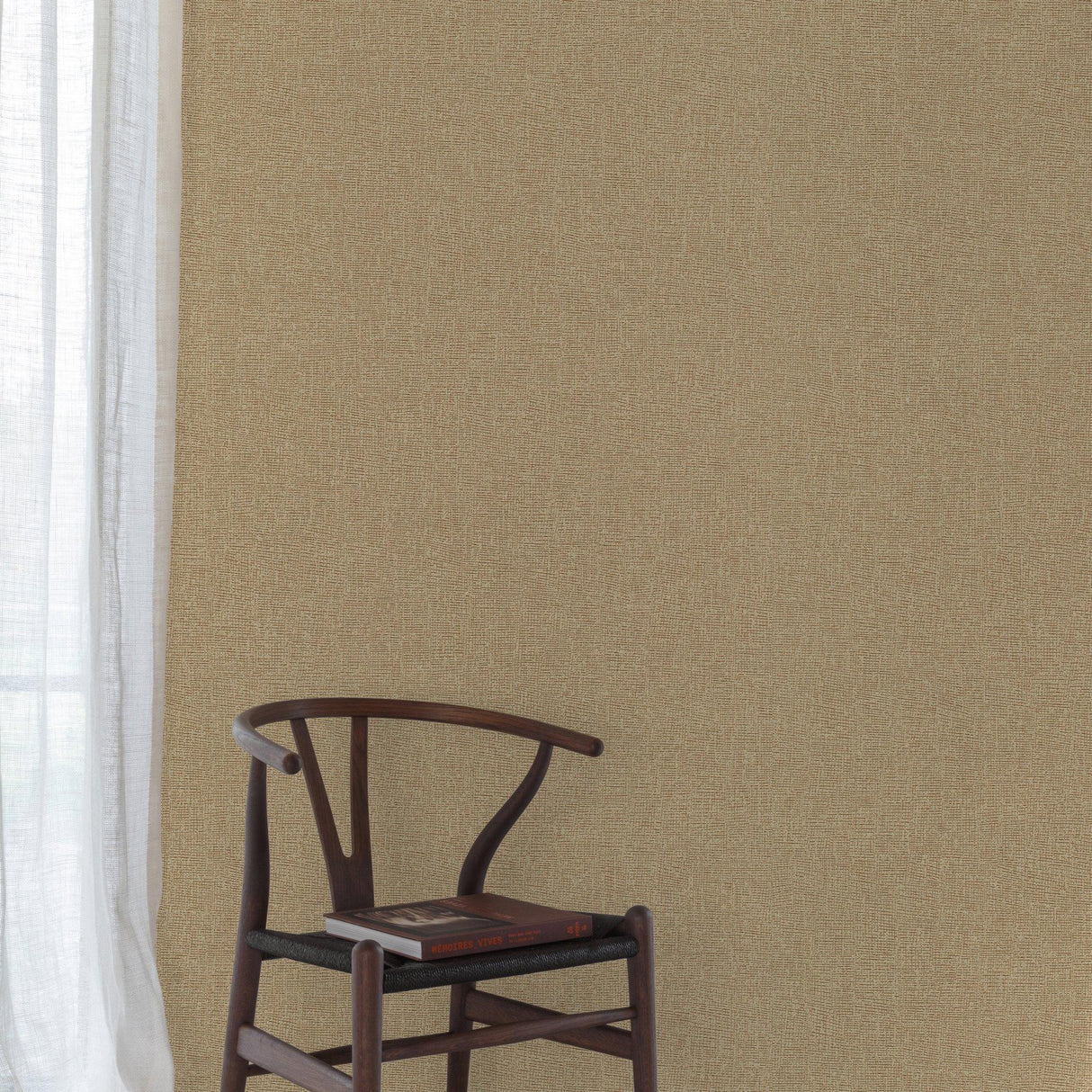 Galerie SF1215 Surfaces Faux Unis Natural Brown Wallpaper SF1215 Brown Wallpaper