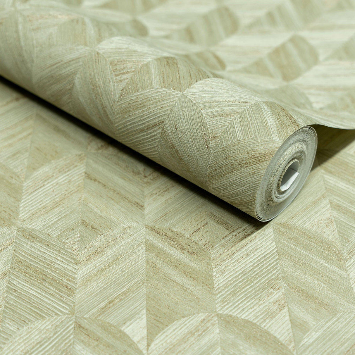 Galerie SF3208 Surfaces Geometric All-over Green Wallpaper SF3208 Green Wallpaper